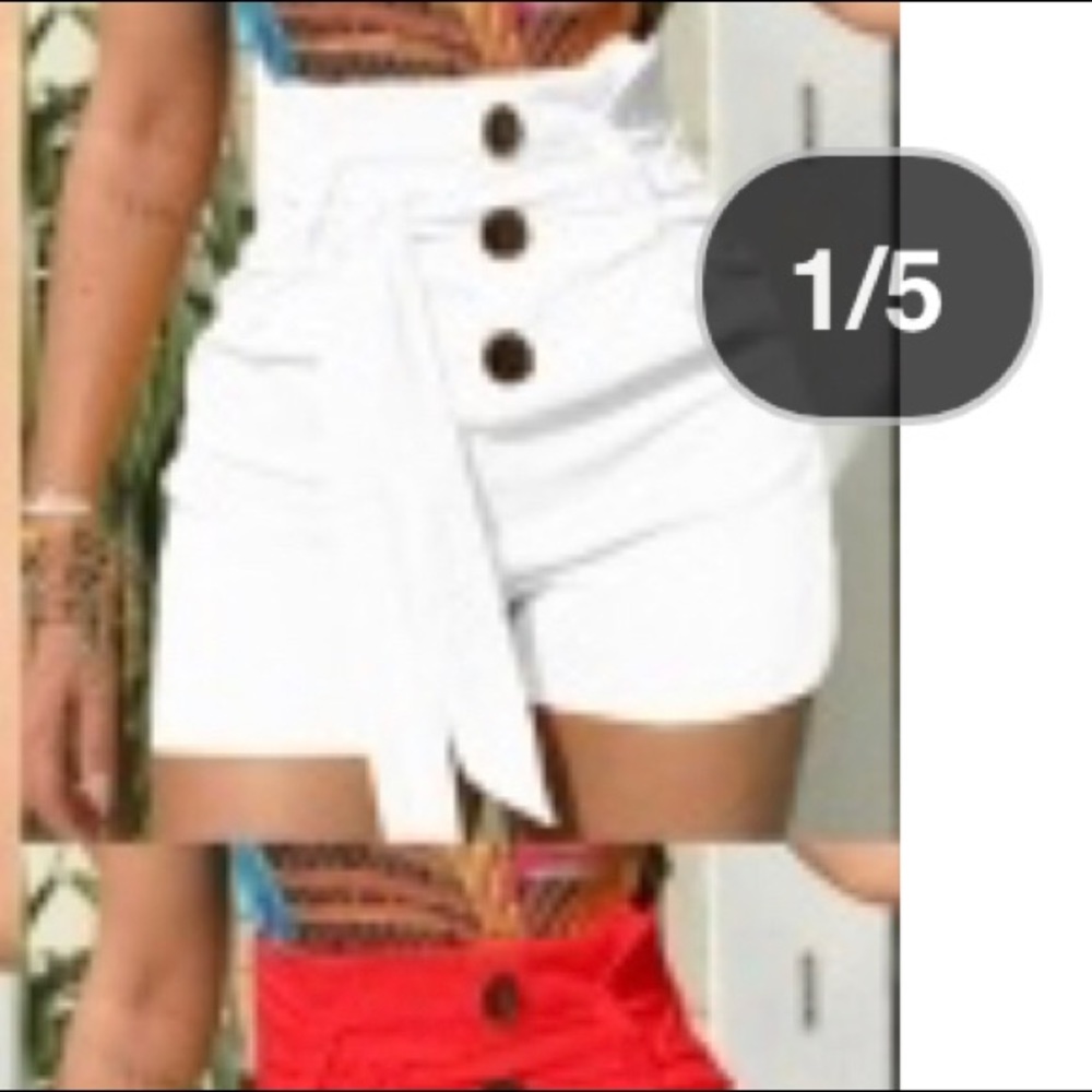 White shorts